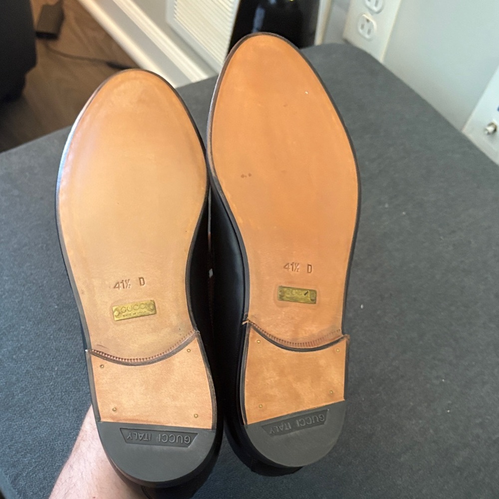 Gucci Black Leather Loafers with Tassels - Picture 5 of 6